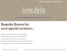 Tablet Screenshot of louisebailey.com